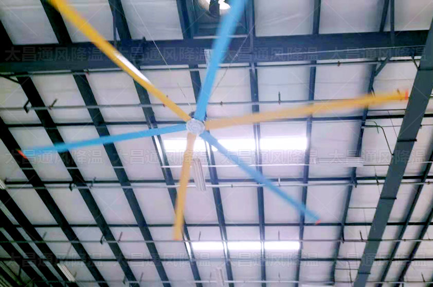 剛結(jié)構(gòu)廠房工業(yè)大風(fēng)扇如何安裝呢？