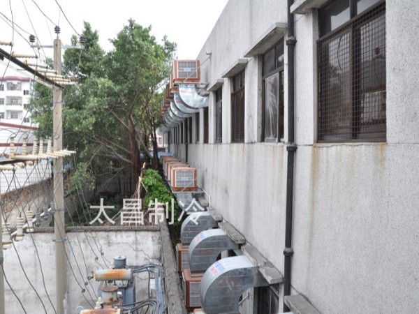 湖北某家五金廠環(huán)?？照{通風降溫案例